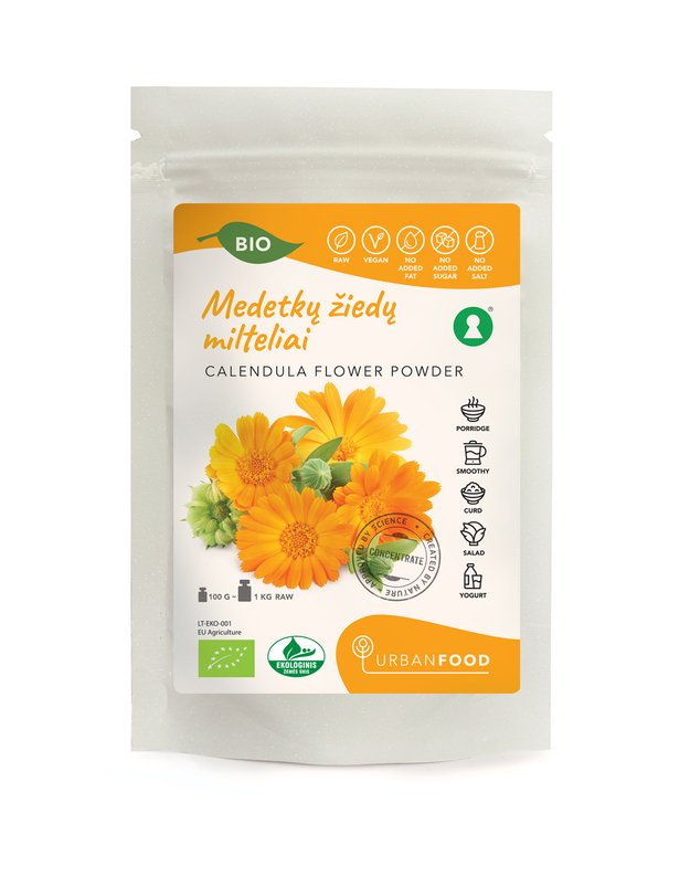 Medetkų žiedų milteliai - EKOLOGIŠKI, 50 g