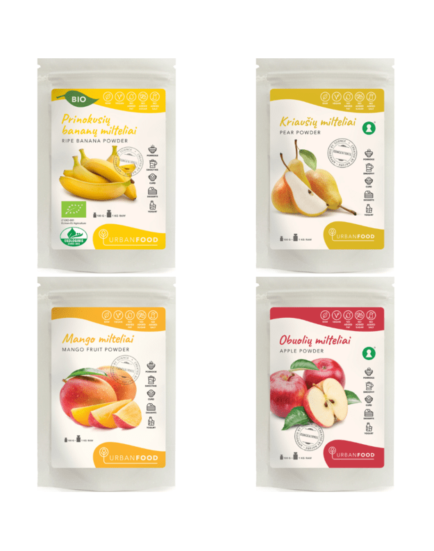 SWEET powder set, 4 pcs.