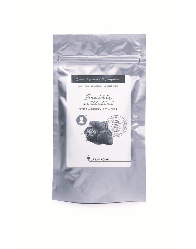 Braškių milteliai, 50-100 g