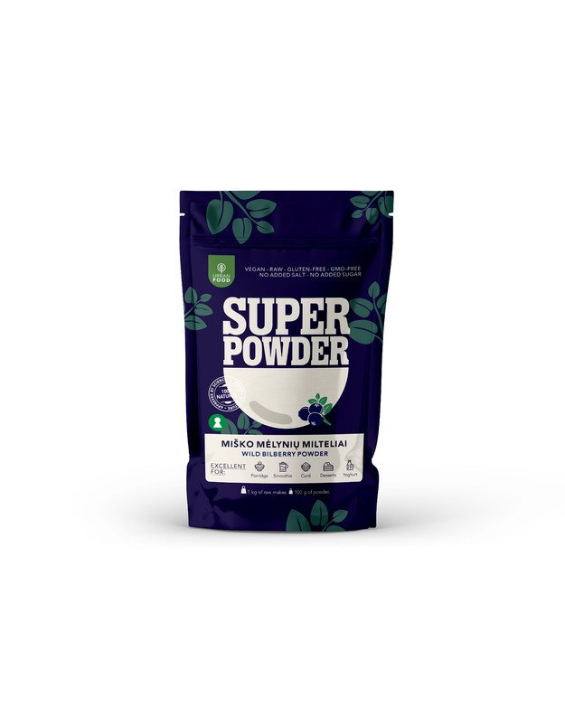 Wild blueberry (bilberry) powder, 50 g-100 g