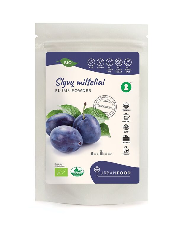 Slyvų milteliai - EKOLOGIŠKI, 100 g - AKCIJA