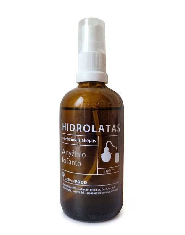 Anyžinio lofanto hidrolatas, 100 ml